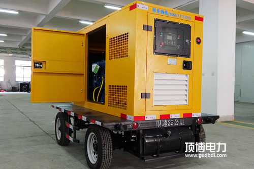 戶外使用柴油發(fā)電機組，選移動式拖車（汽車）還是靜音式？